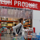 Consumers shop in a Costco store.